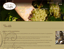 Tablet Screenshot of domaine-chauveau.com